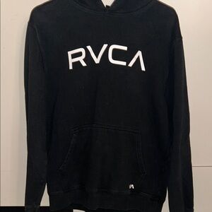 RVCA Men's Black Hoodie